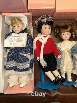 Vtg (lot Of 6) Mib Marian Yu Design American Porcelain Dolls Rare