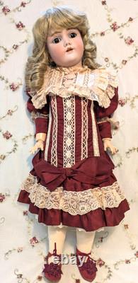 WONDERFUL 22 Handwerck 99 Antique German Doll SUPER BISQUE BJB CLOTHES