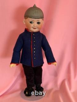 WOW! German Bisque Helmet Googly By Max Handwerck 11 Marked Dep Elite D 1