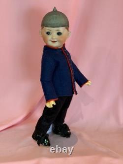 WOW! German Bisque Helmet Googly By Max Handwerck 11 Marked Dep Elite D 1