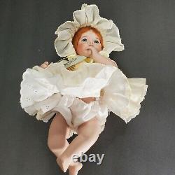 Wendy Lawton Porcelain Doll Wee Bit O Sunshine 12in Ltd Edition VTG 1988 COA TAG