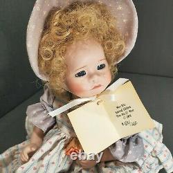 Wendy Lawton Porcelain Doll Wee Bit O Woe 12 in Ltd Edition Vintage 1988 COA TAG