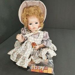Wendy Lawton Porcelain Doll Wee Bit O Woe 12 in Ltd Edition Vintage 1988 COA TAG