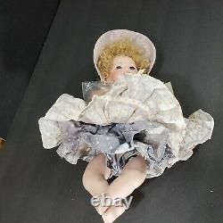 Wendy Lawton Porcelain Doll Wee Bit O Woe 12 in Ltd Edition Vintage 1988 COA TAG