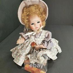 Wendy Lawton Porcelain Doll Wee Bit O Woe 12 in Ltd Edition Vintage 1988 COA TAG