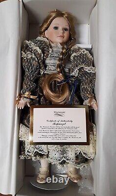 Westminster Repunzul Doll With Certificate&Stand. Vintage/ Porcelain