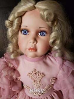 William Tung Lacey 26 Artist Doll Vintage Collectible Long Blond Hair Pink Gown