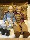 William Wallace 31 Specialty Model & 34 1989 Porcelain Elderly Dolls Pre Owned