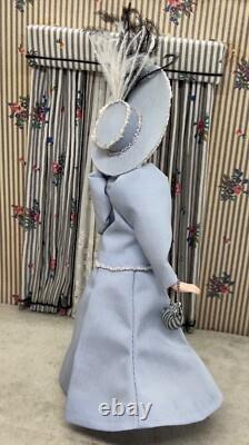 112 Poupée d'artisanat vintage en miniature pour maison de poupée, tête en porcelaine de dame