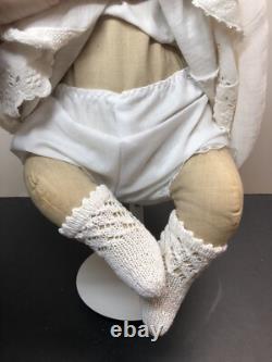 12 Poupées de rêve allemandes antiques AM Armand Marseille en tissu avec mains en celluloïd #Sf