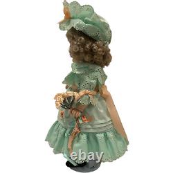 13 Antique Vintage Grace C Rockwell Copr Allemagne Porcelaine Doll Dress Stand