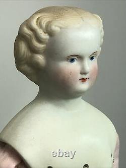 13 Porcelaine Antique Allemande Made China Head Blonde Parian Girl New Body #a