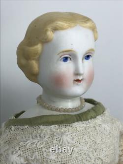 13 Poupée Ancienne Allemande Alt Beck Gottschaulck ABG Cheveux Blonds Nouveau Corps A