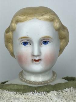 13 Poupée Ancienne Allemande Alt Beck Gottschaulck ABG Cheveux Blonds Nouveau Corps A