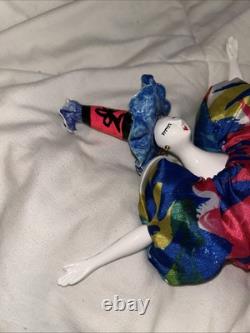 14,5 Marie Paule Rigodon Poupée articulée en porcelaine France faite main vintage