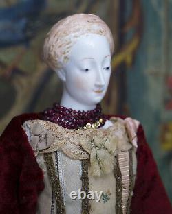 16 1/2 (42cm) Antiique Allemagne Porcelaine Doll Connaître Comme Lady Nymphenburg