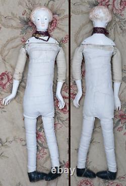 16 1/2 (42cm) Antiique Allemagne Porcelaine Doll Connaître Comme Lady Nymphenburg