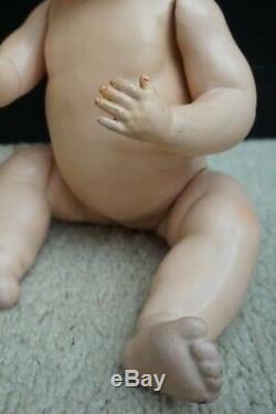 16 247 Baby Girl Jdk Porcelain Doll Head Open Eyes Bouche Fermer