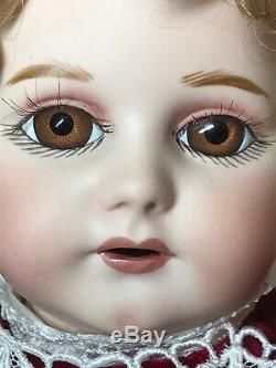 16 Antique Repro German E & M 719 Porcelain Adorable Blonde Par Joann Adkins # B