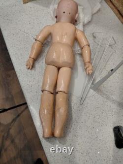 16 Heinrich Handwerck 421 Taille 0 et Demi Tête en Bisque Allemande, Beau Corps Allemand