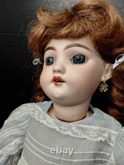 18 Simon & Halbig DEP 1039 Tête en Bisque aux Yeux Amandes sur Corps Allemand Ancien