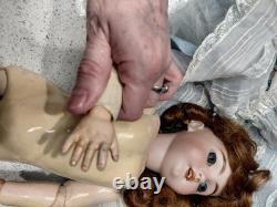 18 Simon & Halbig DEP 1039 Tête en Bisque aux Yeux Amandes sur Corps Allemand Ancien