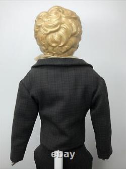 19.5 Antique Bisque Allemand Chine Tête Abg 1210 #7 Homme Molded Blond Cheveux #a