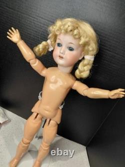 19.5 Poupée en bisque CM Bergmann Walterhausen 1916 3 Impeccable, Belle Robe