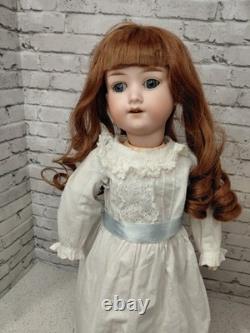 19 A. M. DGRM 390 Poupée en biscuit impeccable, belle robe