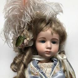 19 A. Marque Doll Tous Porcelaine Tête/armes & Antique Corps Repro Français