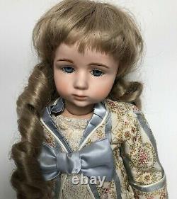 19 A. Marque Doll Tous Porcelaine Tête/armes & Antique Corps Repro Français