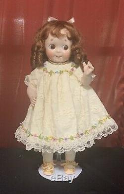 19 Big Kestner 221 Googly Jdk Artiste Reproduction Antique Doll Bisque Porcelaine