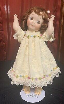 19 Big Kestner 221 Googly Jdk Artiste Reproduction Antique Doll Bisque Porcelaine