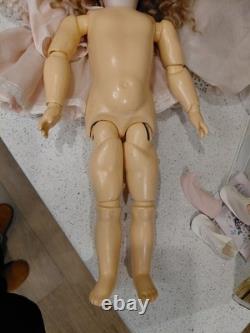 19 Handwerck Allemagne 119 Taille 10 1/4 Poupée en Biscuit Tête Précoce, Robe Incroyable
