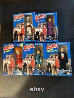 1982 Vintage Le Monde des Poupées Annie Ensemble Complet Voir Photos Jamais Joué Avec