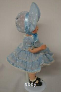 1988 Effanbee Porcelaine Patsy Doll Limited Edition 226/1000 Avec Stand