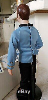 1988 Star Trek Dr Mccoy Doll Le 14 Porcelain Doll Vintage 1980 Dans La Boîte