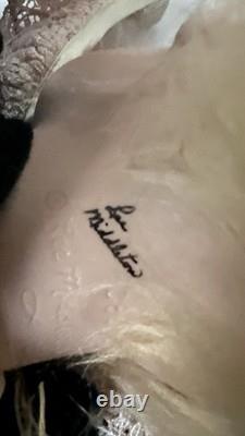 1993 Vtg Original Lee Middeton Tenderness Porcelain Petite Pierrot Bébé Poupée 22 pouces