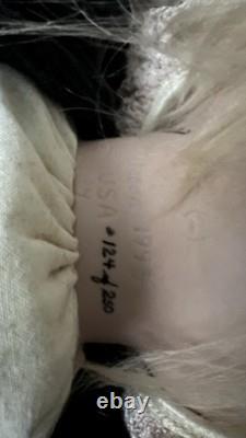 1993 Vtg Original Lee Middeton Tenderness Porcelain Petite Pierrot Bébé Poupée 22 pouces