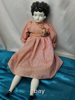 20 poupées anciennes en porcelaine allemande, tête en porcelaine, bagues de bébé antiques, chaussures brunes.