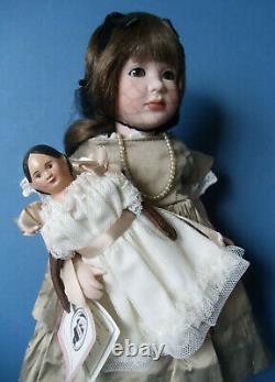 2003 Wendy Lawton Gabrielle Et Son Greiner 14 Doll #101/250 Mib Avec Coa