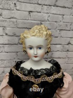 21 Emma Poupée Claire Isabel 1940, Costume Éblouissant