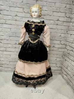 21 Emma Poupée Claire Isabel 1940, Costume Éblouissant