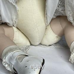 22 Baby Shay Porcelaine Blue Eye Doll Par Rubert 1994 W Vêtements Fashionland B 132