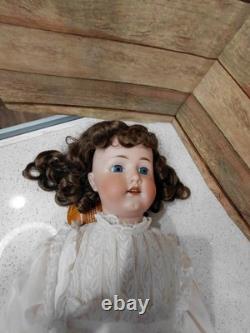 24 Poupée Antiques Heubach Koppelsdorf 250-6 Magnifique Robe en Broderie Blanche