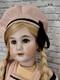 24 T&ecirc;te Jumeau En Biscuit Impeccable, Robe Fran&ccedil;aise Ancienne