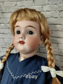28 Handwerck Halbig RARE HTF 99 Tête et corps tous d’origine, costume de marine