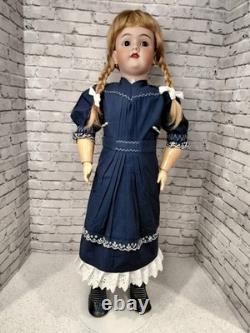 28 Handwerck Halbig RARE HTF 99 Tête et corps tous d’origine, costume de marine
