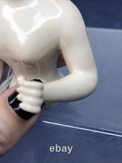 3.5 Poupée en bisque allemande antique moitié 1/2 dame 22674 avec chignon bras étendus #CC