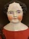 32 Poupée De Tête En Porcelaine Antique De La Guerre Civile Des Années 1860 Avec Des Yeux De Stargazer, Corps D'origine